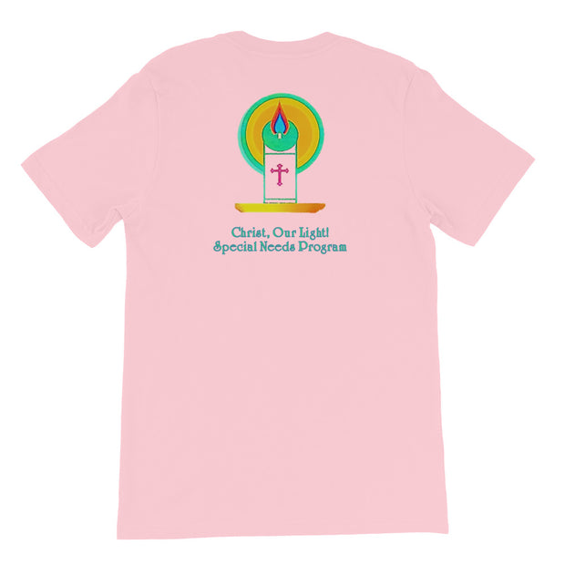 All Belong Christ our Light! Special Needs Program Short-Sleeve Unisex T-Shirt