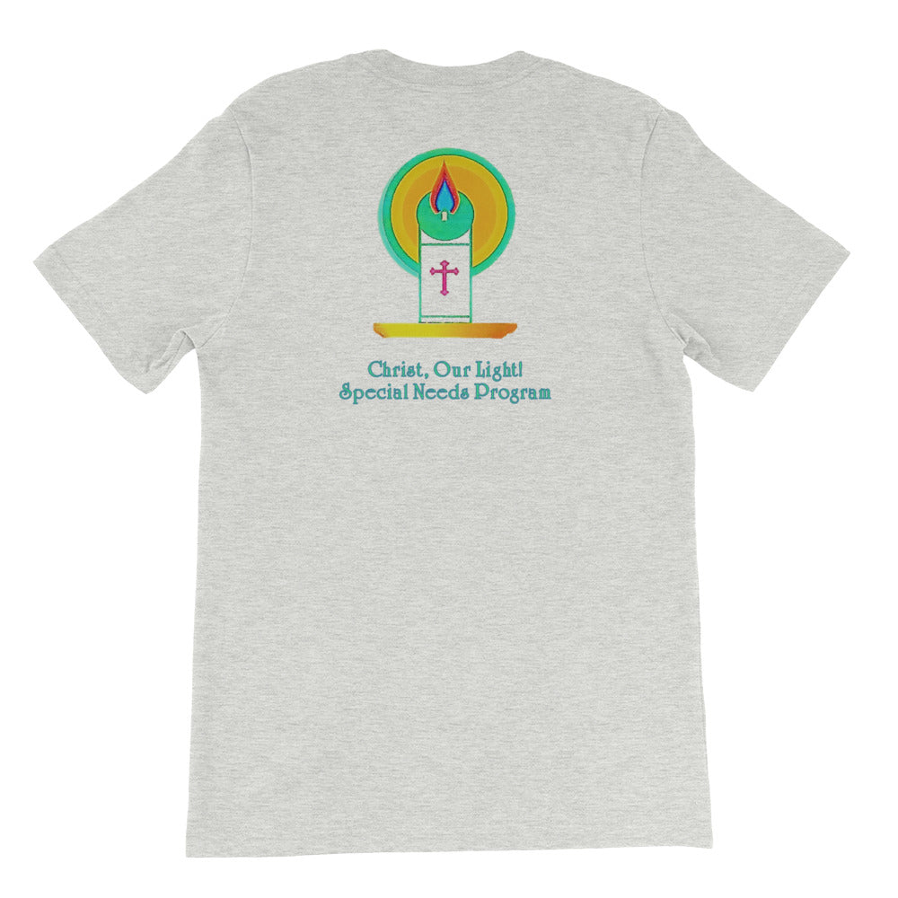 All Belong Christ our Light! Special Needs Program Short-Sleeve Unisex T-Shirt
