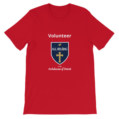 All Belong Symposium Volunteer Short-Sleeve Unisex T-Shirt (pf)